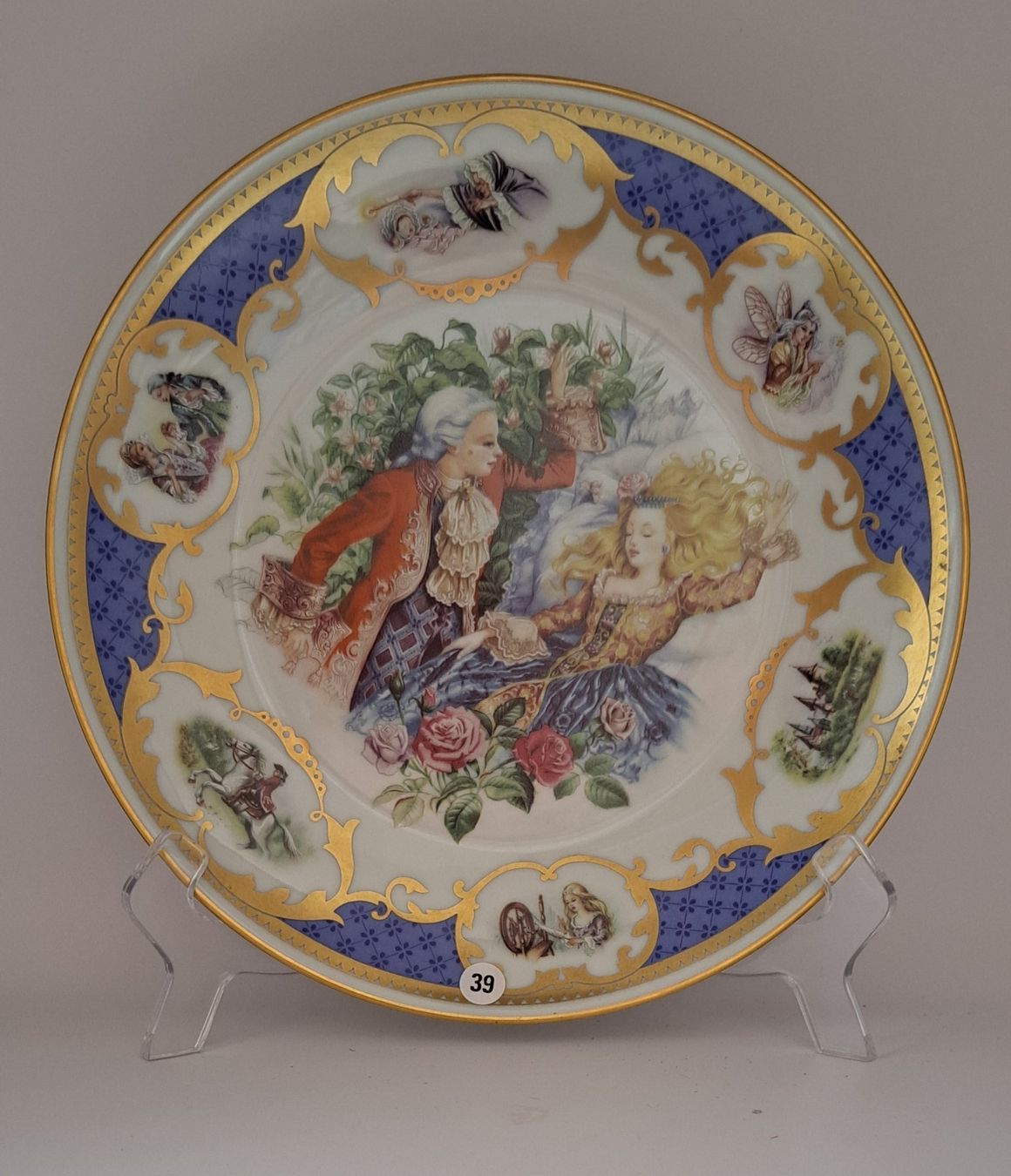 Teller: Seltene Teller von Tégou, Paris, Die schönsten Märchen, 9 T. – Neu (gemäss Beschreibung) aus Sta. Maria V. M. von saira2017