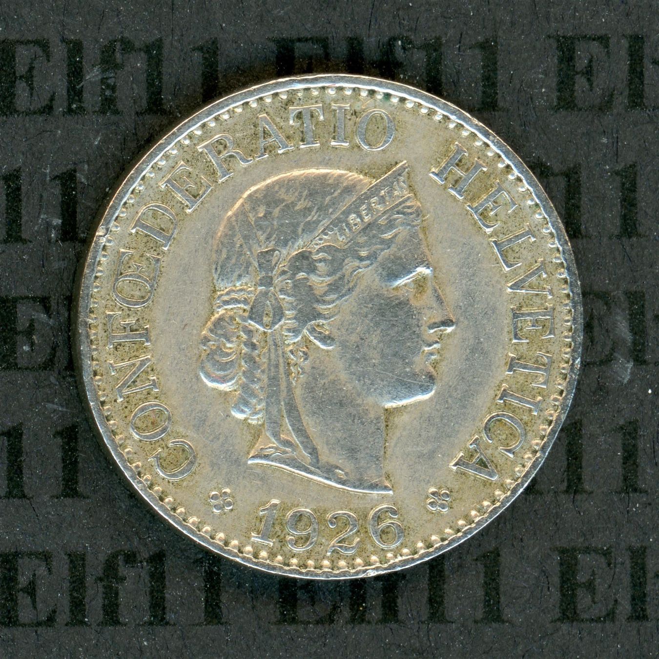 Tutti le monete: CHF___0.10 1926 -vz 10 Rappen – Usato da Widnau venduto da Elf11