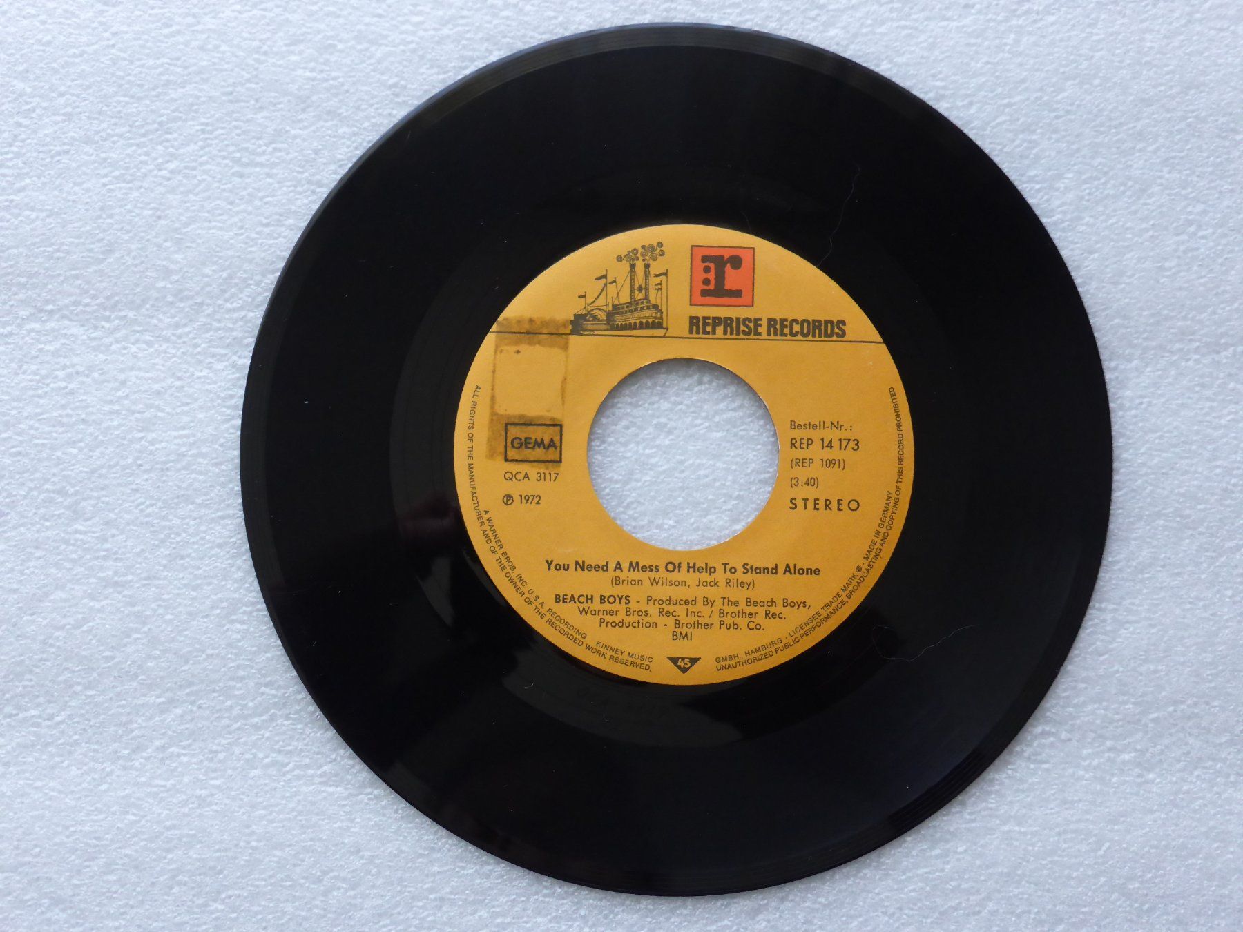 Dischi in vinile: Vinyl Single   THE BEACH BOYS – Usato da Küssnacht am Rigi venduto da Mondkinder 1