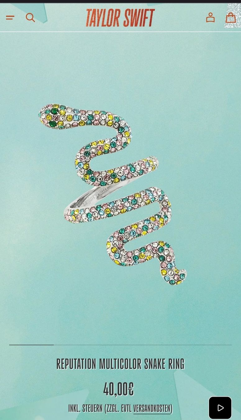 Anelli: Taylor Swift - Snake Ring - Gr. 6 – Nuovo (secondo la descrizione) da Obfelden venduto da Eva_32 3