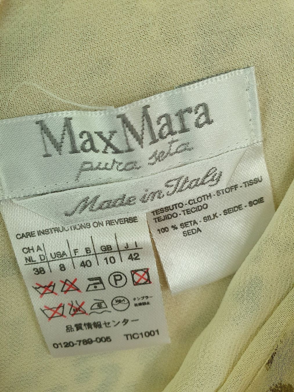 Max Mara Kleider: Max Mara Seidenkleid Gr. 38 – Neu (gemäss Beschreibung) aus Steinach von Xamax18 5