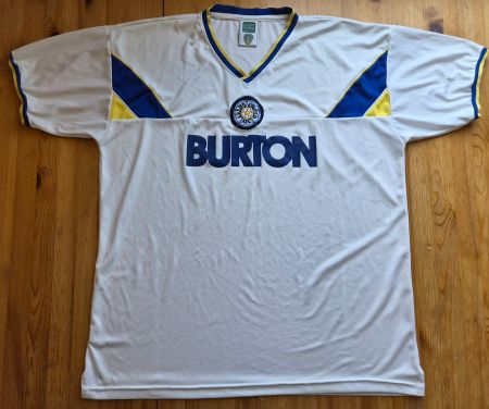 Leeds united retro Trikot Score Draw Grösse XXL England