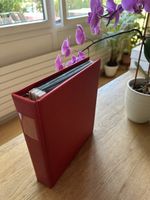 Luxus Ringbinder wattiert mit 28 Einlageblätter und Schutzbo