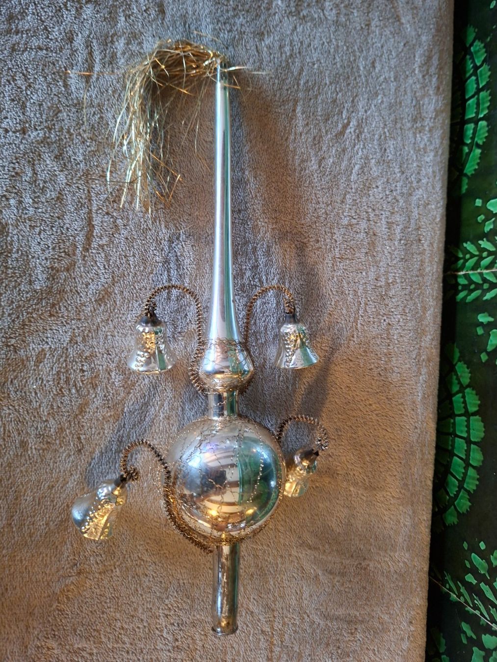 Alle Dekorationen: Antiker, wunderschöner Weihnachtsbaumspitz Glas gebraucht – Gebraucht aus Otelfingen von silver-moon 1