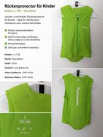 Rückenprotector Kinder L/152 Decathlon Grün gebraucht