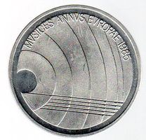 1985 EUROP. JAHR DER MUSIK 5 FR. - ERHALT SIEHE SCAN
