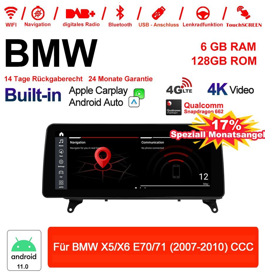 BMW Radios: 12.3" BMW X5/X6 E70/71 CCC Autoradio – Neu und originalverpackt aus Malans GR von BUYBEST-Schweiz