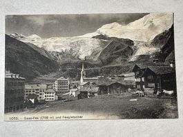 Saas-Fee, mit Feegletscher,