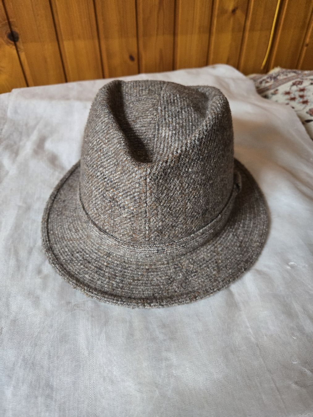 Copricapi, berretti & cappellini: Klassischer Herrenhut, Grösse 56, Paris – Usato da Einsiedeln venduto da stonica