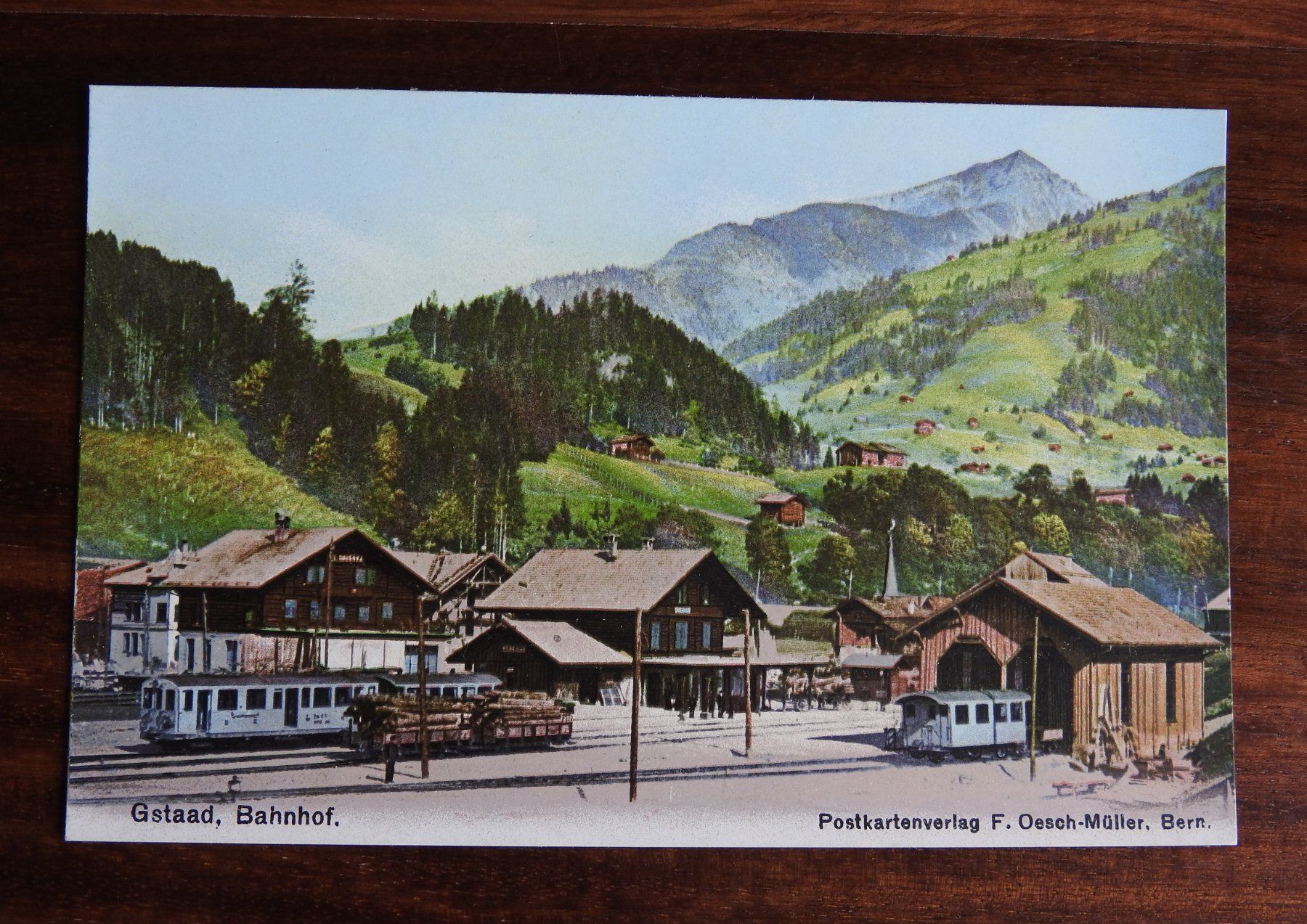 Cartes postales: Gstaad, Bahnhof ! – D'occasion à Rain par 999-800-K