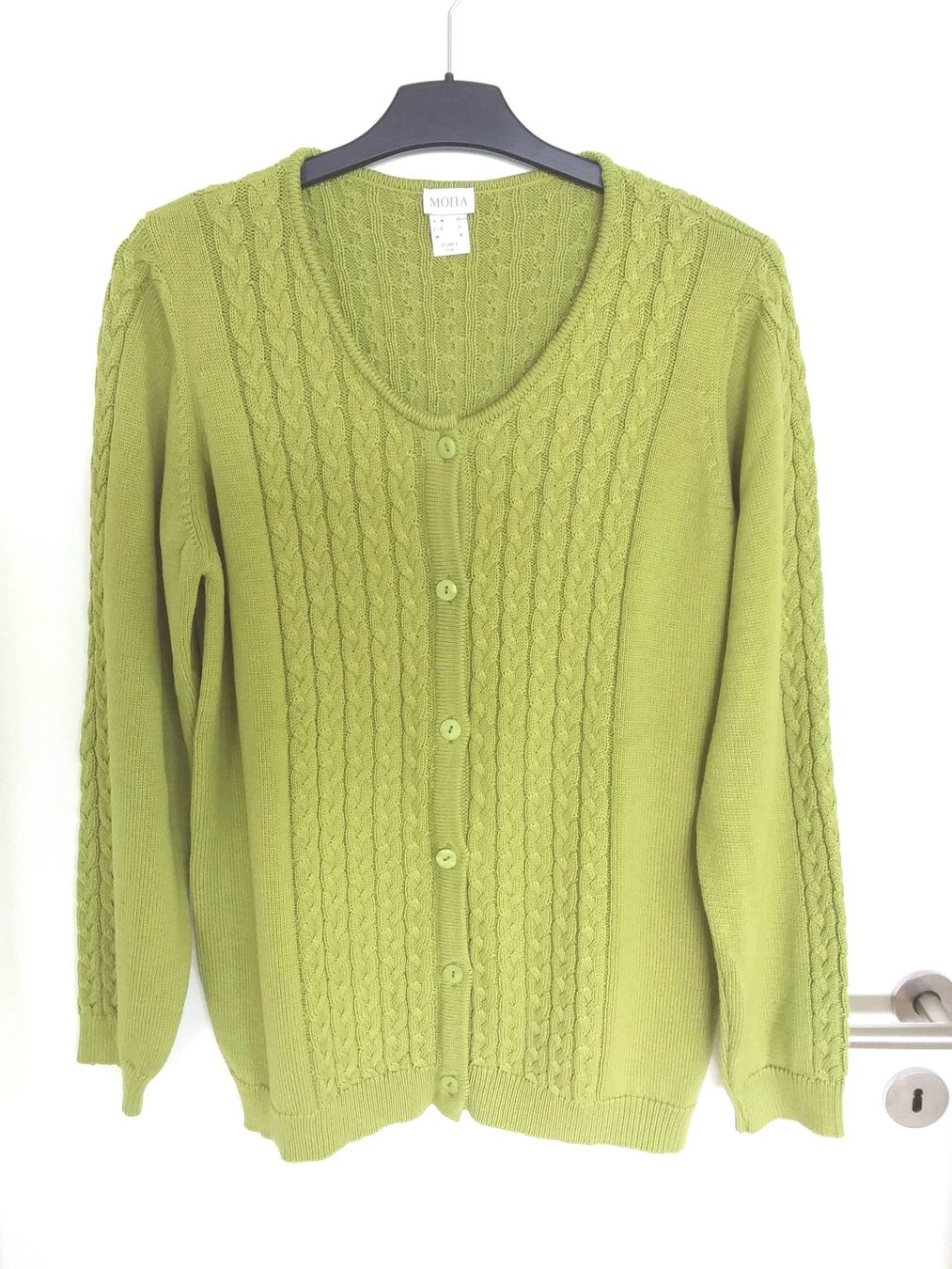 Giacche: MONA Strickjacke, Gr 44, Baumwolle + – Usato da Immensee venduto da Btrutmann