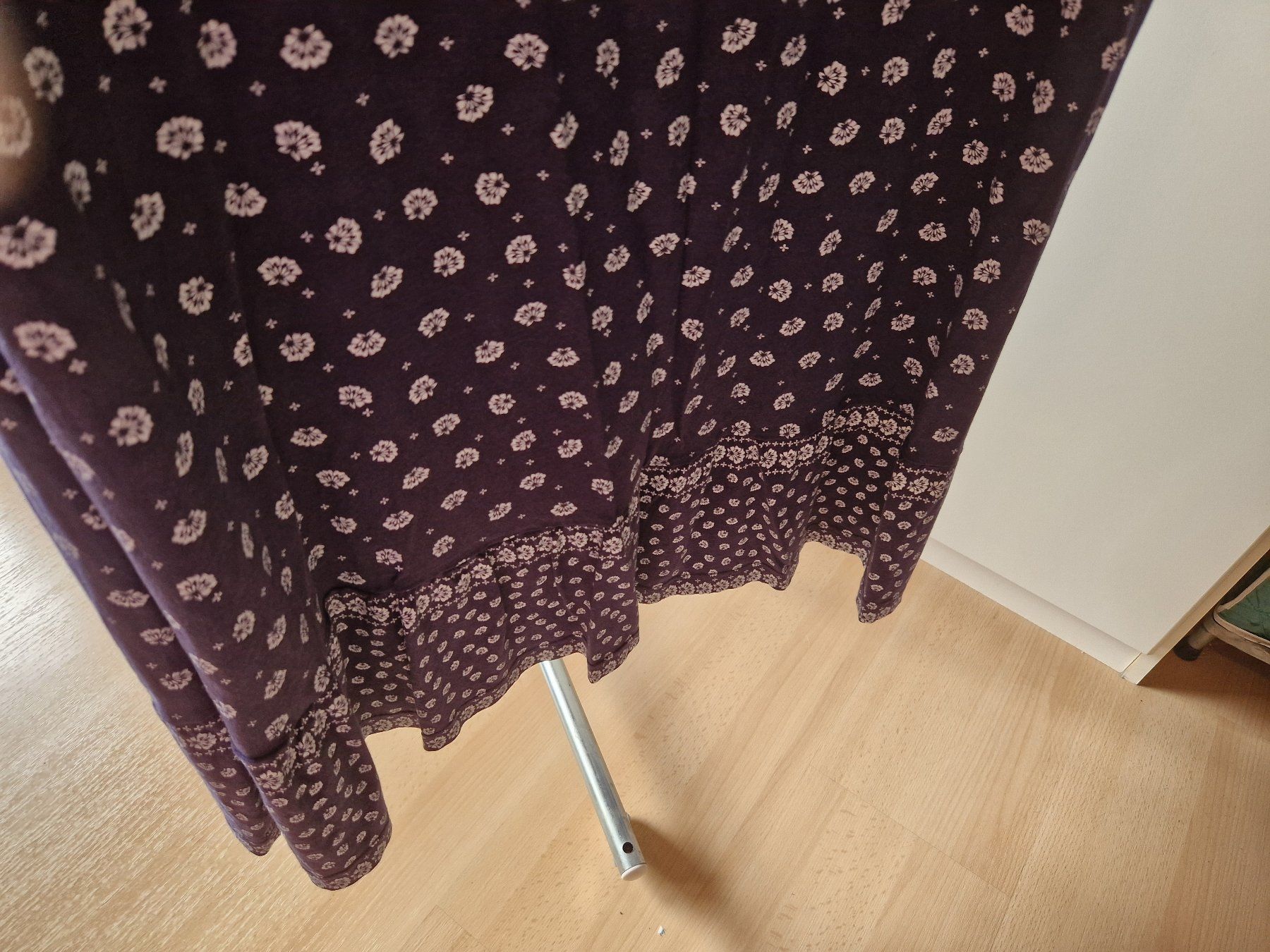Kleider: Kleid Dunkel Blau mit Weiss gemustert – Gebraucht aus Niederbipp von Trude04 3