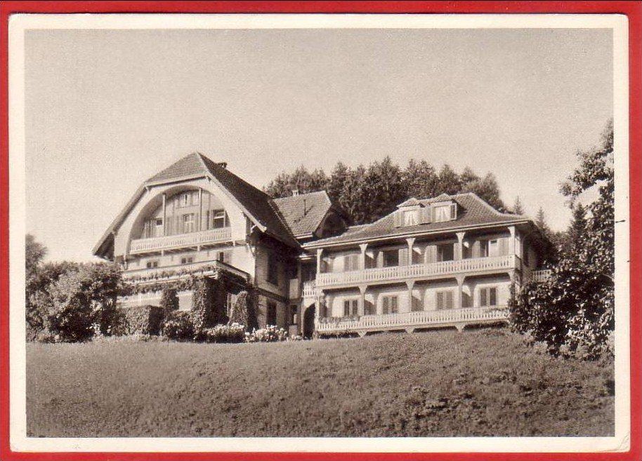 Cartoline postali: OBERRIEDEN ERHOLUNGSHEIM BERGLI, GROSSFORMAT – Usato da Grüningen venduto da Kartenlaube