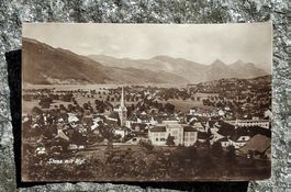 Ansichtskarte Stans mit Rigi gelaufen 1925 guter Zustand