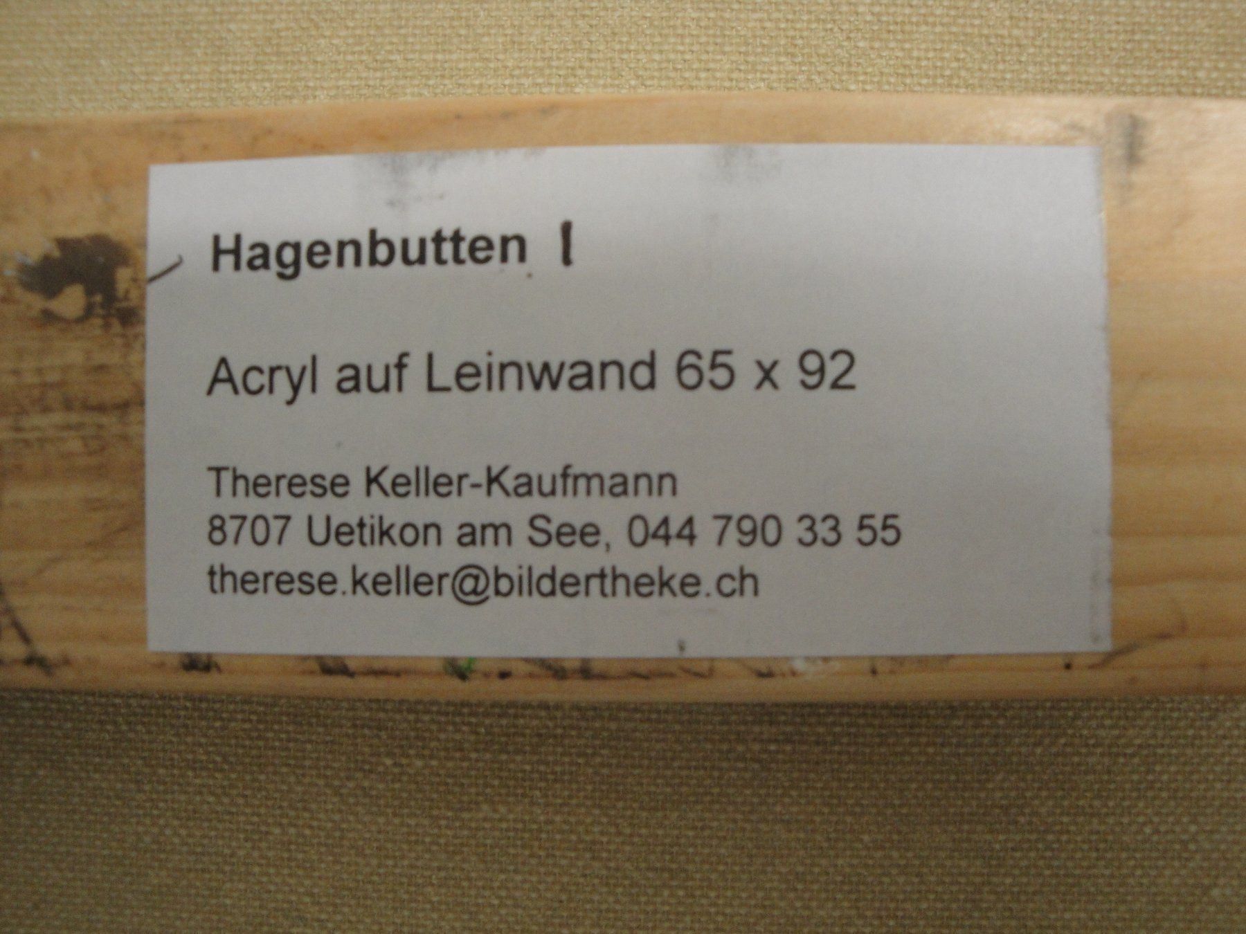 Dipinti: Keller -Kaufmann  Hagenbutten – Usato da Trachslau venduto da post35 2