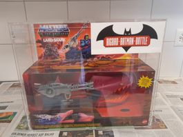 Masters of the Universe Origins Land Shark + Qualitätscase.
