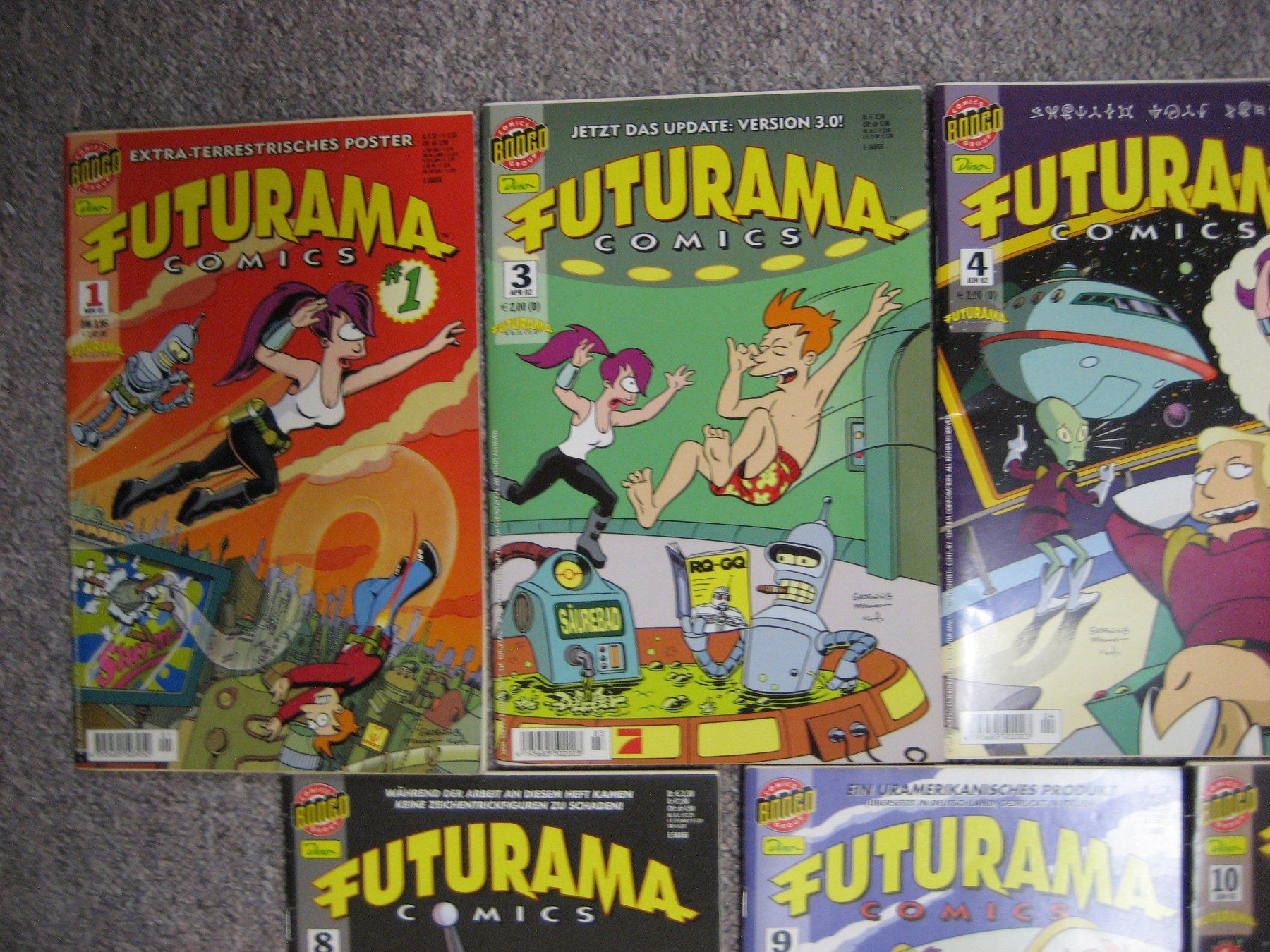 Comics: 9 Futurama Comics – Gebraucht aus Bottighofen von Spiderman61 1