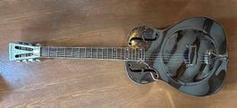 Harley Benton Metal Body Resonator Guitar