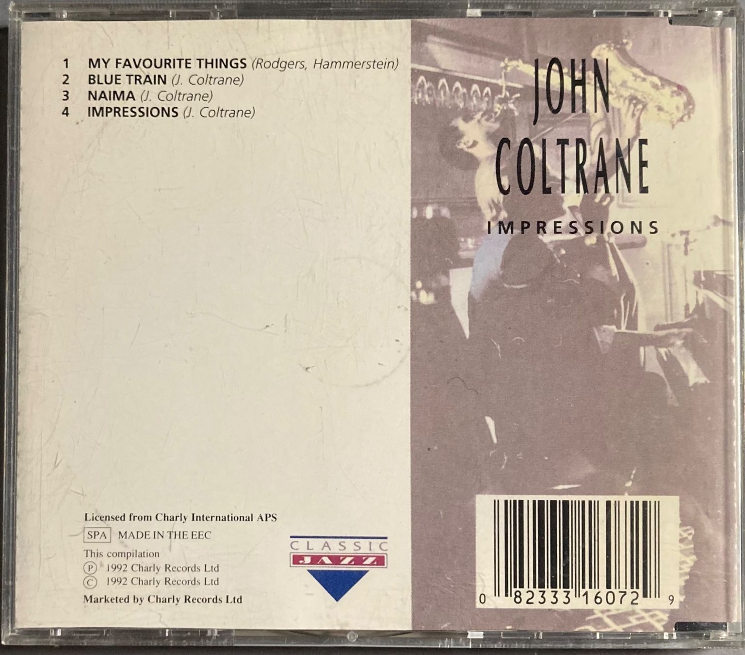 CDs: JOHN COLTRANE -IMPRESSIONS – D'occasion à Poliez-Pittet par Newtown-Records 1