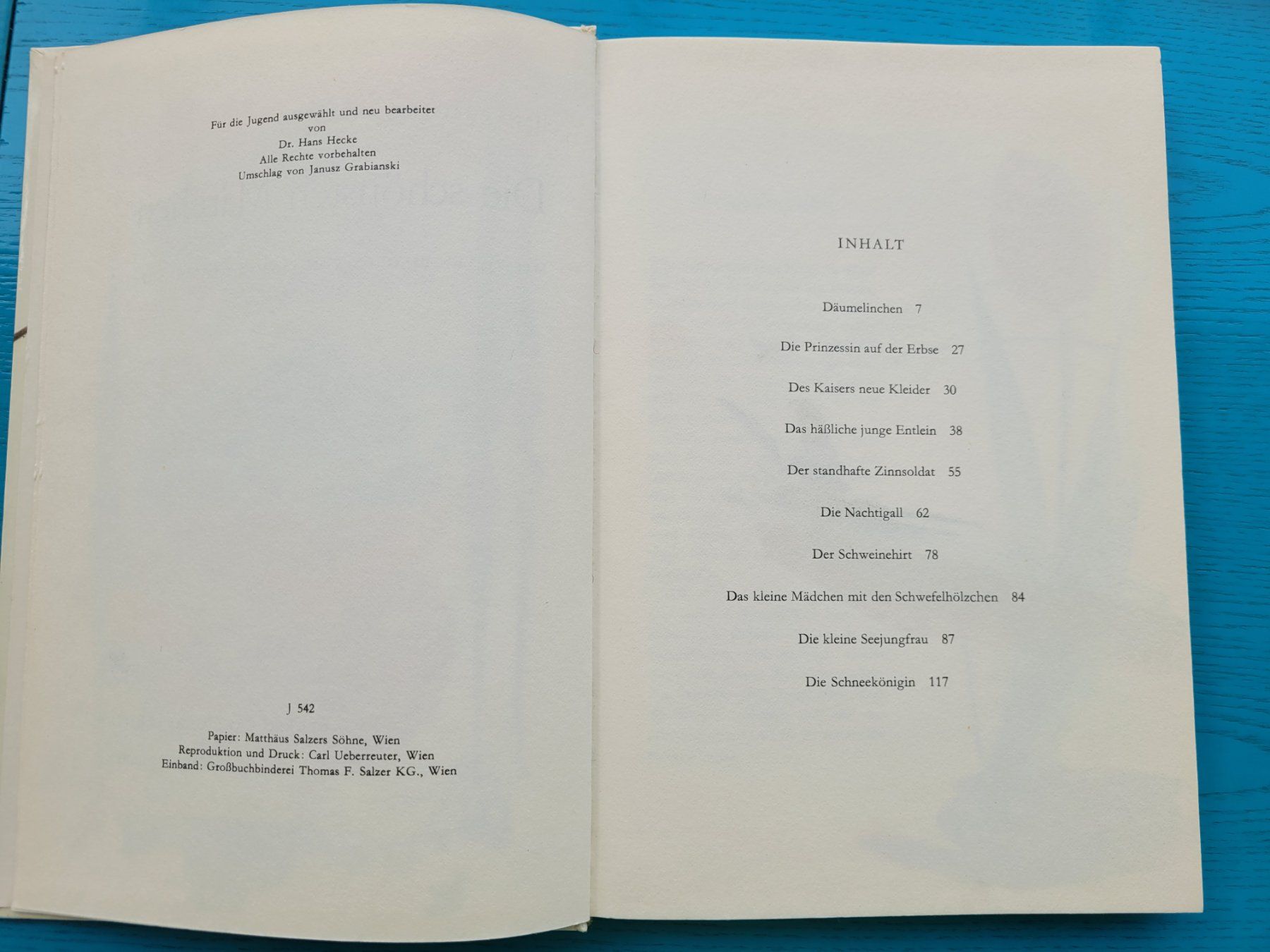 Libri: Andersen Märchen - Die schönsten Märchen - Nostalgie – Usato da SCHÜBELBACH venduto da CoKaHa 3