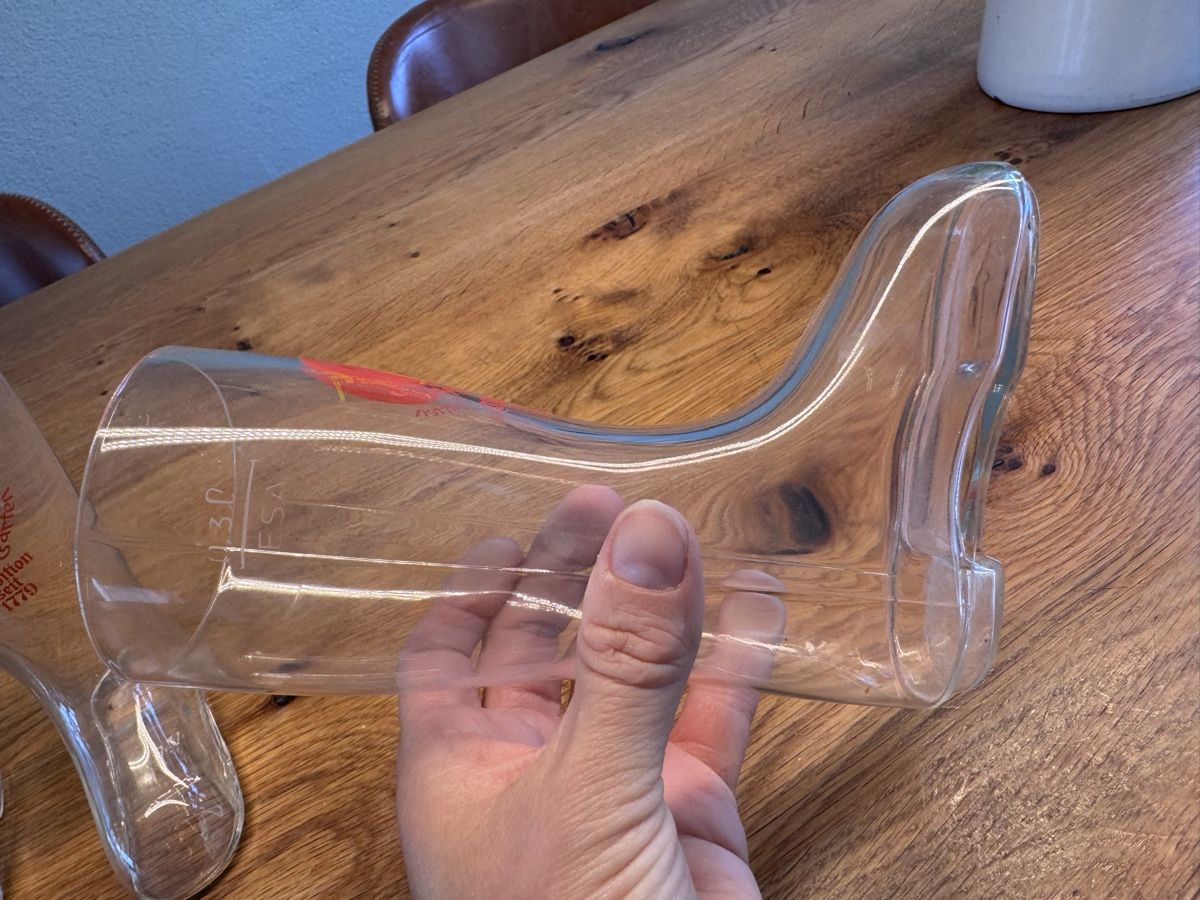 Bicchieri: 6 Schützenglas Stiefel Bierglas – Usato da Niederbüren venduto da Oetschli 2