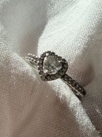 Pandora Ring Herzform Zirkonia silber Gr. 52