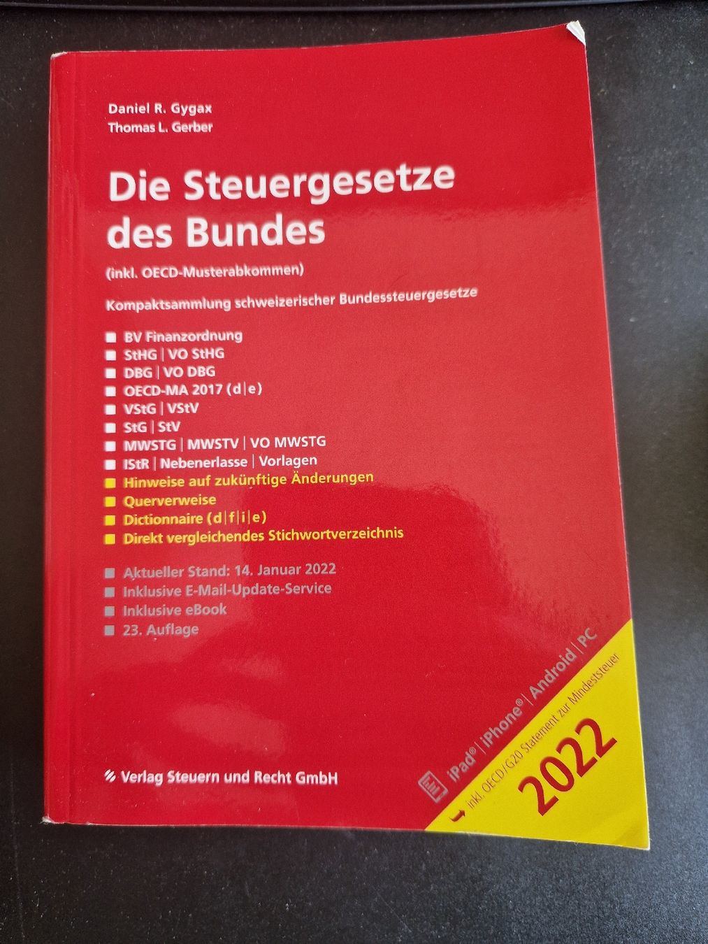 Libri: Die Steuergesetze des Bundes – Usato da Zürich venduto da Salesmaker
