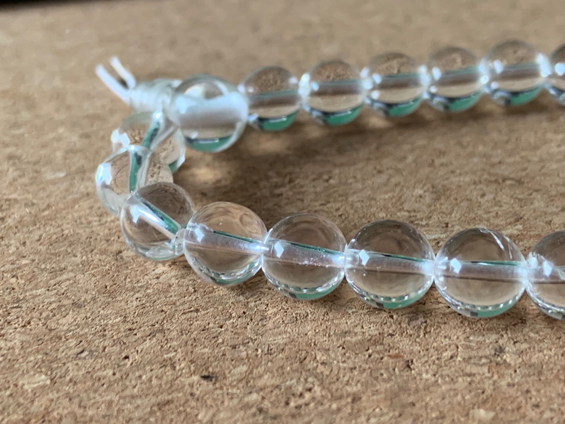 Bracciali & Braccialetti: 2weisse Armbänder / gummizug Transparent – Usato da Dittingen venduto da Bijoubelle 2