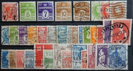 Dänemark ex. Kat. 174-252 */gest. 1927/39