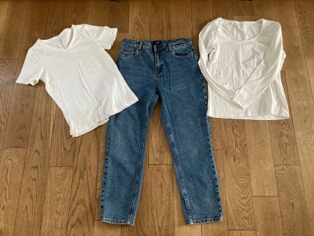 Schöne Jeans VERO MODA NEU Gr. 31+ 1 Langarmshirt+1 Kurzarm