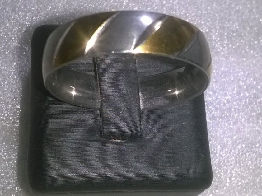 Anelli: RING EDELSTHAL VERGOLDET UND VERSILBER,,,GLANZIG – Nuovo (secondo la descrizione) da Basel venduto da bijoutrie_4