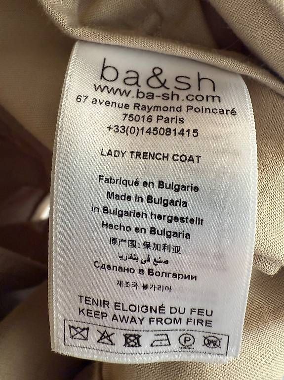 Mäntel: Trench ba&sh Taille 1 – Neu und originalverpackt aus Lussery-Villars von sok_6jrk 2