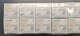 Lot de 10 Ampoules Philips 25W E14 Softone Neuves Scellées