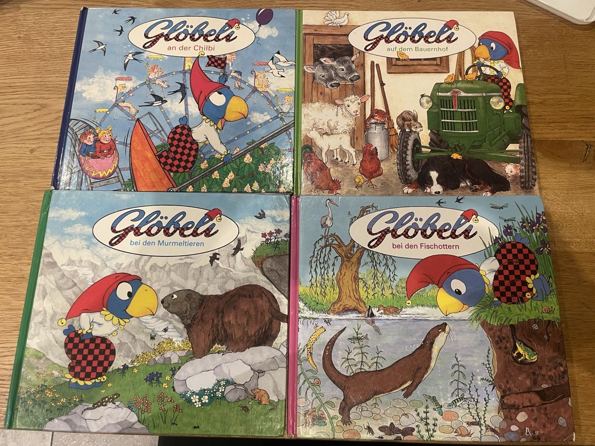 Bücher: Glöbeli Bücher 4 Stk.  – Gebraucht aus Recherswil von grafics