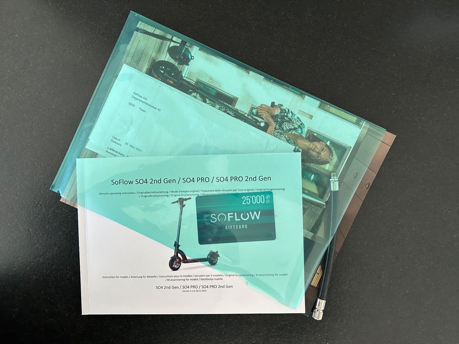 Soflow Kickboard: SoFlow E-Scooter SO4 Pro Gen 2 – Gebraucht aus Benken SG von  9