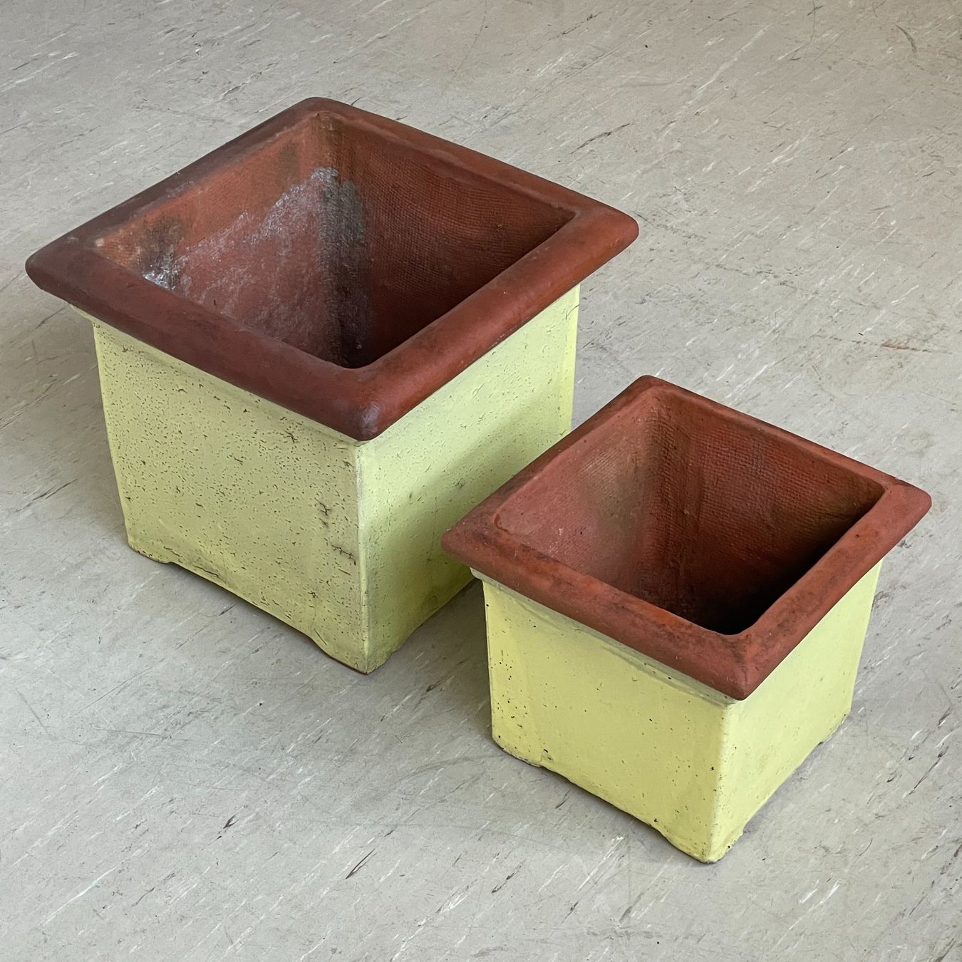 Vasi per fiori: 2er Set Pflanzentöpfe hellgrün – Usato da Bern venduto da Modern-Era 4
