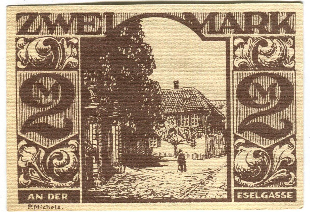 Billets de banque: Notgeld "2 Mark. Paderborn 1921" – D'occasion à Basel par Butsch5 1