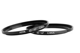 HOYA 62-67 und 58-67 Filter Adapter 62mm-67mm 58mm-67mm