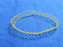 elastisches Halsband gelb