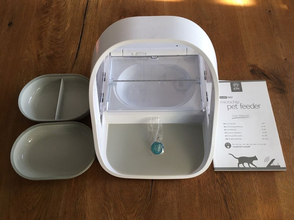 Sure feed microchip pet best sale feeder manual