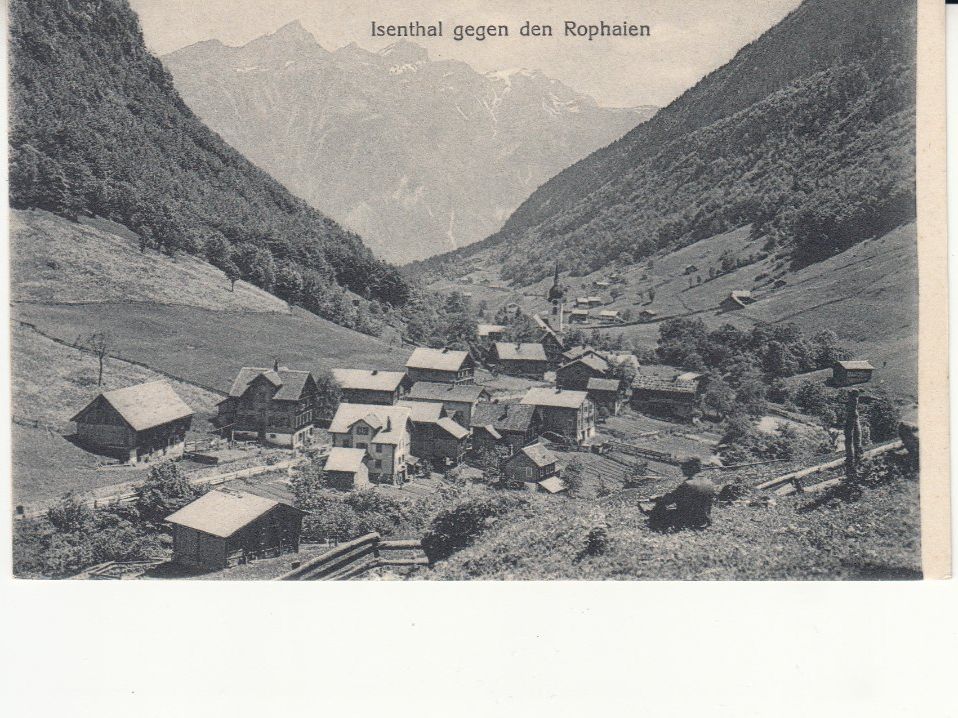 Cartoline postali: Isenthal ca. 1910 – Usato da Bürglen TG venduto da StampGraf