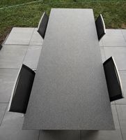 Gartentisch mit 6 Stühlen anthracite