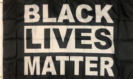 Black Lives Matter Fahne 150 x 90 cm George Floyd Polizei