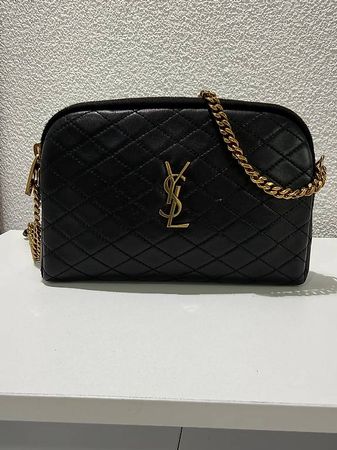 Saint Laurent Gaby Quilted Crossbody Handtasche Schwarz OVP