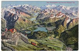 St. Moritz - Standseilbahn Muottas Muragl Bergstation