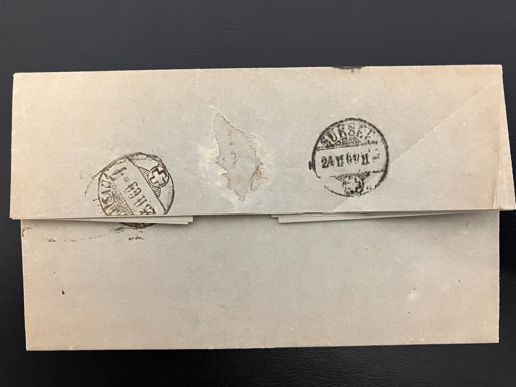 Tutti i francobolli: Vorphila Faltbrief 1860 – Usato da Solothurn venduto da Tomtom2910 1