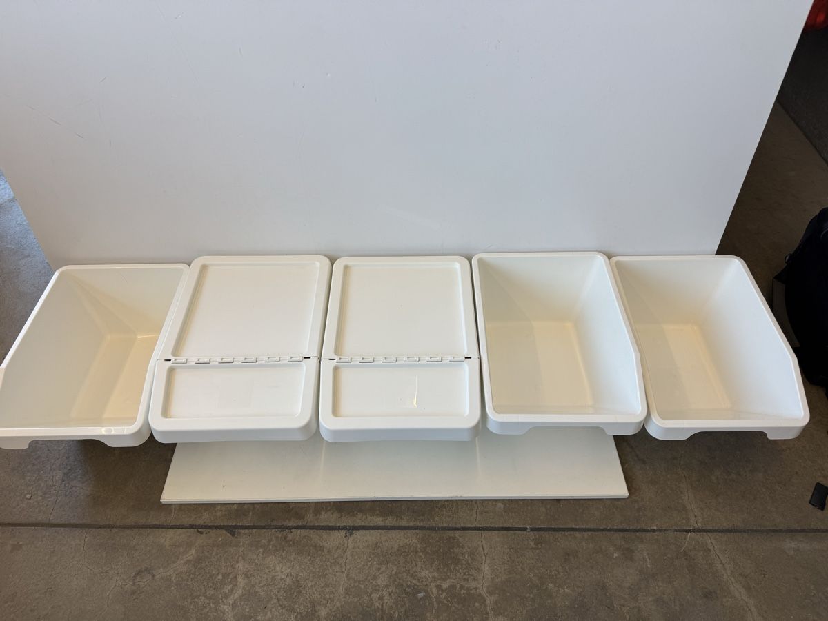 Transportkisten: Ikea SORTERA 5 Sortierbehälter mit 2 Deckel, beige, 37L. – Gebraucht aus Zürich von Nobs1 9