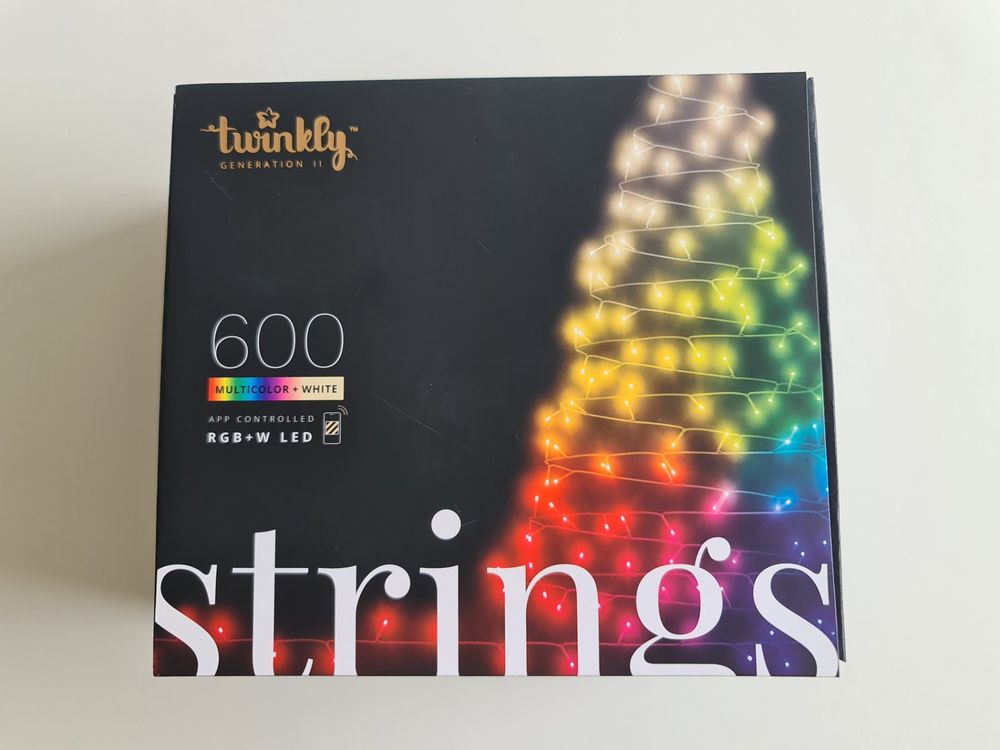 Twinkly Strings HD LED Lichterkette - 500 RGB LEDs, 27.5 Meter, Für Innen Und Außen