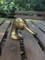 Vintage Messing Flaschenöffner Entenkopf Mid Century Barware
