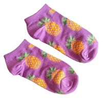 Sneaker-Socken Ananas / Früchte / Fruits